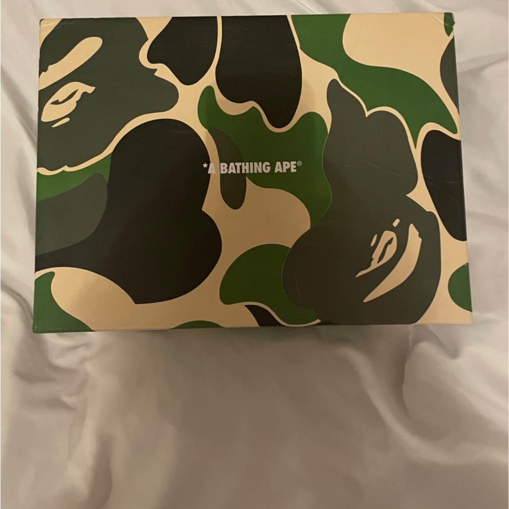 A Bathing Ape Green Camouflage Box
